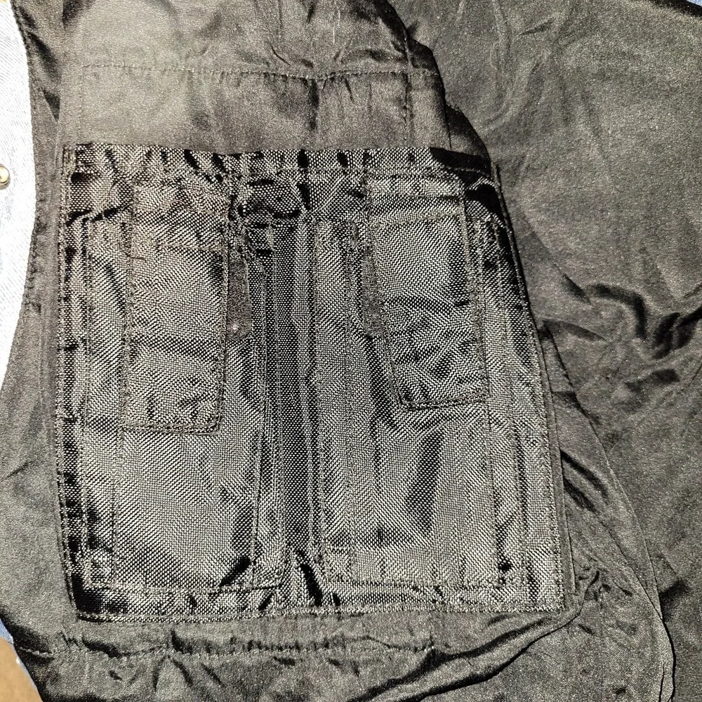 NRA Gear Blue Denim Trucker Jacket Adult‎ Size Medium Concealed Carry USA Made